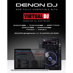 Virtual DJ ondersteuning voor Denon DJ 