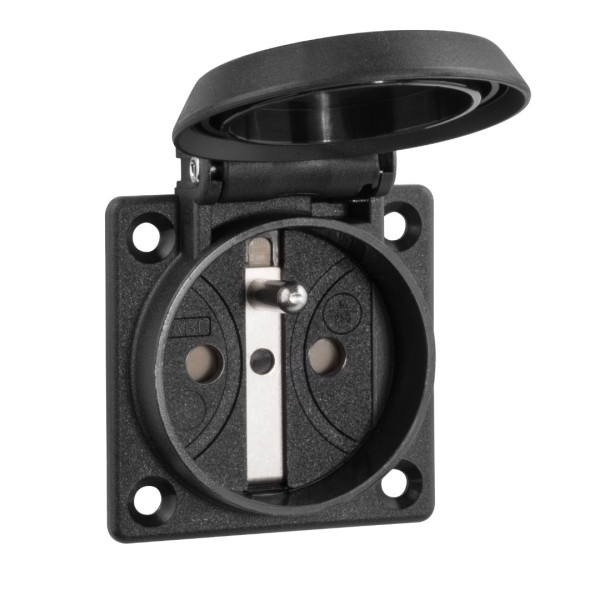 ABL Sursum 1662002 Inbouwstopcontact IP54 Zwart ABL Sursum 1662002 Inbouwstopcontact IP54 Zwart