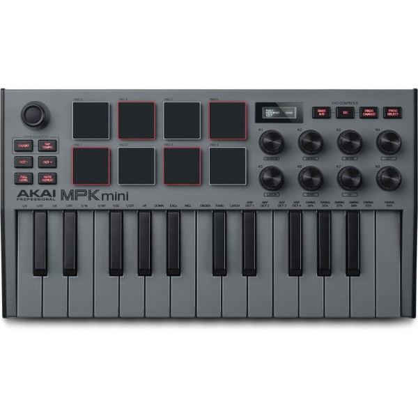 MPK Mini MK3 Akai Midi Keyboard (Grijs)