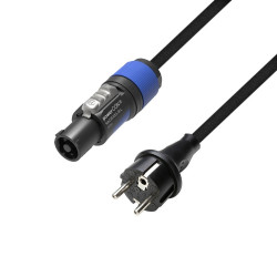 5-STAR Schuko Powercon cable Adam Hall (3m)