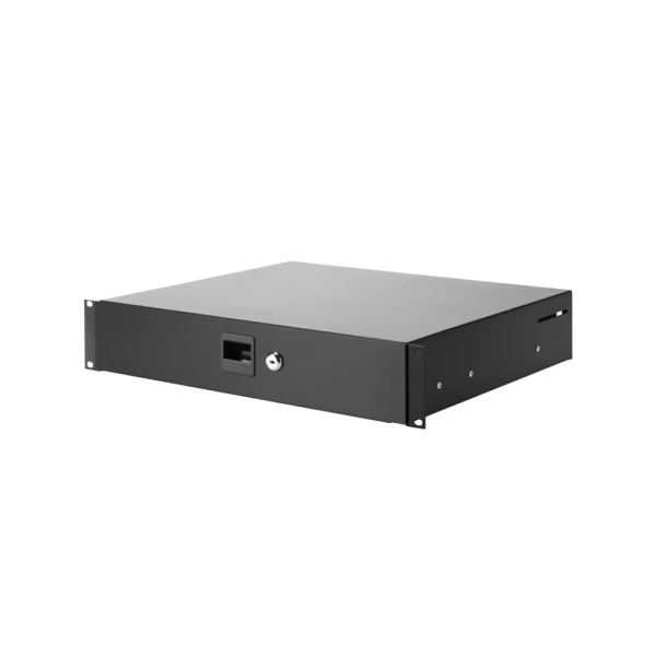 19" Lade 2U Adam Hall met Slot