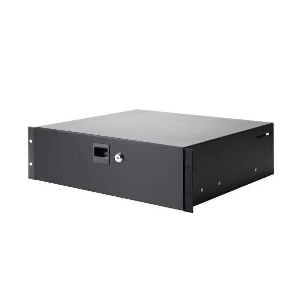 19" Rack Drawer 3U Adam Hall with Lock