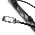 19" Racklight Adam Hall met Dubbele Zwanenhals