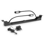 19" Racklight Adam Hall met Dubbele Zwanenhals