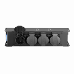 PRO PORT 4 P Adam Hall Power Strip Powercon Blue/Grey - 4x Schuko (NL)