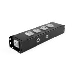 PRO PORT 4 PCON Adam Hall Verdeeldoos Powercon Blauw - 5 x Grijs