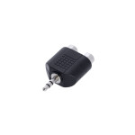 4-Star Adam Hall Y-Adaptor 2 x RCA F to Mini Jack M