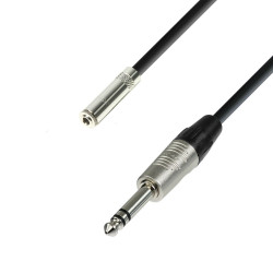 4-Star Adam Hall Kabel Mini Jack F naar Jack Stereo M (3 m)
