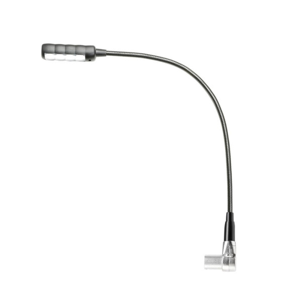 SLED 1 ULTRA XLR 3 A Adam Hall Gooseneck Light with 4 COB LEDs (Angled)