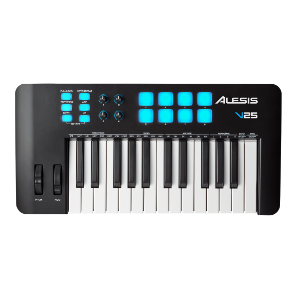 V25 MKII Alesis Usb-midi Keyboard Controller