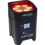 6 x EVENTPAR Algam Lighting Batterij uplighter 