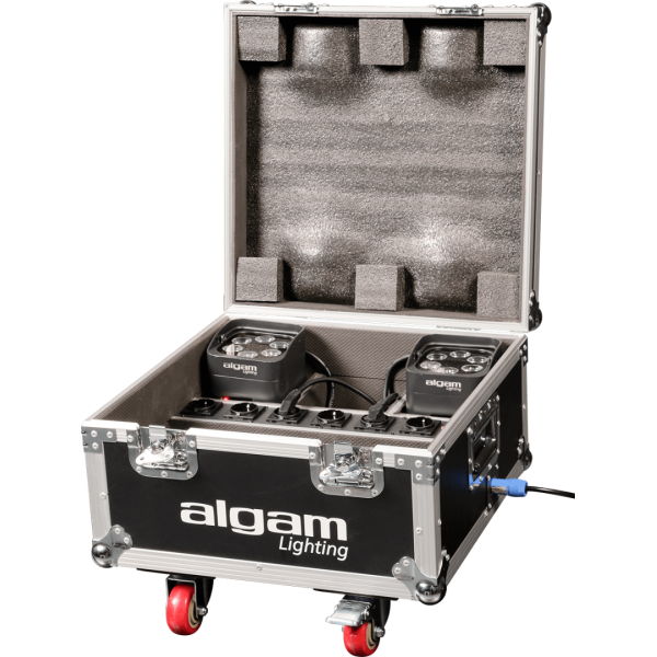 Flightcase voor 6x EVENT PAR Algam Lighting