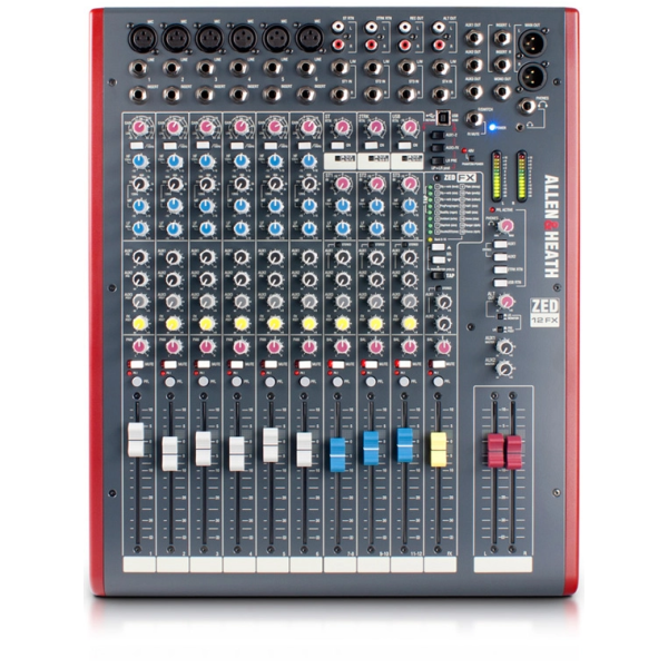 ZED-12FX ALLEN & HEATH 12-channel analog mixer with FX