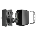 ARES5A/W 2-way Stereo Active Speaker set Audac