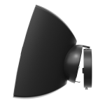 ATEO6DM/B AUDAC Surface mount speaker IP66 black (16 Ohm)