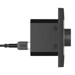 NCP105/B Audac Universele Netwerk/PoE Wandpaneelcontroller (zwart)