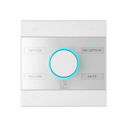 NCP105/W Audac Universele Netwerk/PoE Wandpaneelcontroller (Wit)