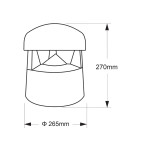 PARK30-6002 Audiophony Kiosk Luidspreker voor Buiten IP66 PARK30-6002 Audiophony Kiosk Luidspreker voor Buiten IP66
