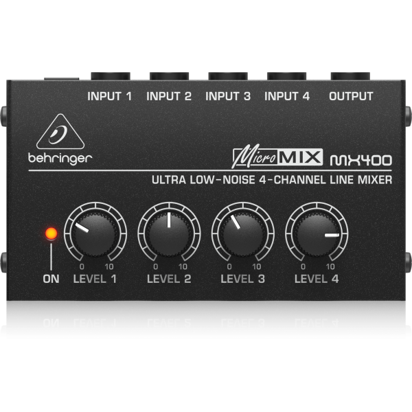MX400 Behringer 4-kanaals Line Mixer