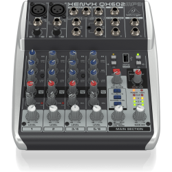 Xenyx QX602MP3 Behringer Analog Mixer with Multi-FX Xenyx QX602MP3 Behringer Analog Mixer with Multi-FX