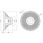 18WRS600 Beyma Woofer 18" 600W