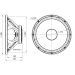 15WR400 Beyma 15-inch LF woofer