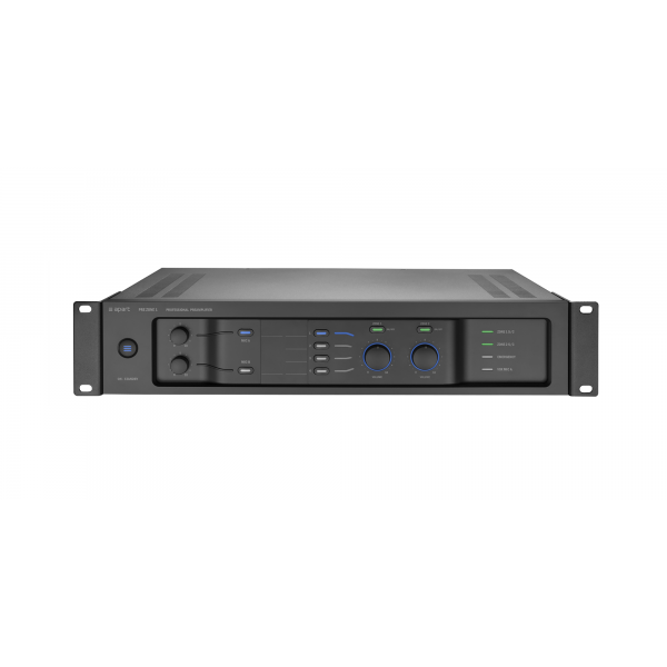 Prezone1 Biamp Stereo dual zone Voorversterker