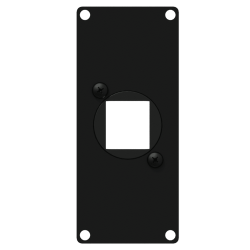CASY106/B Caymon 1 Unit Afdekplaat voor 1 x Keystone Adapter