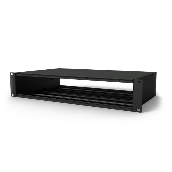CASY002/B Caymon 19” 2U-chassis  voor 2 x 12 units 270mm Diepte