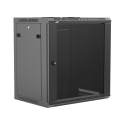 WPR412R/B Caymon 19” Wandrek 12U 450mm Diepte (Zwart)