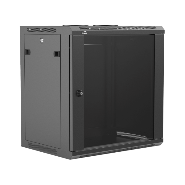 WPR412R/B Caymon 19” Wandrek 12u 450mm Diepte (Zwart)