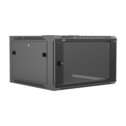 WPR606R/B Caymon 19” Wandrek 6U 600 mm Diepte (Zwart)