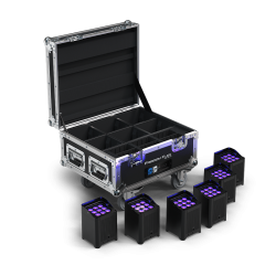 Freedom Flex H9 IP X6 Chauvet DJ Set 6x Freedom Par