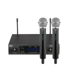 COM-42 DAP Dubbel draadloos microfoon systeem (606-630MHz, NL)