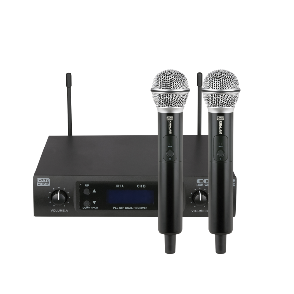 COM-42 DAP Dual wireless mics (606-630MHz, NL)