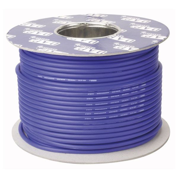 Dmx Cable 3 Pin Blue 100m Dap Audio (Roll)