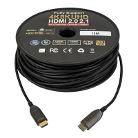 HDMI FIBERCABLE MALE-MALE  2.0 AOC 4K 15M DAP