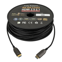 HDMI FIBERCABLE MALE-MALE  2.0 AOC 4K 50M DAP