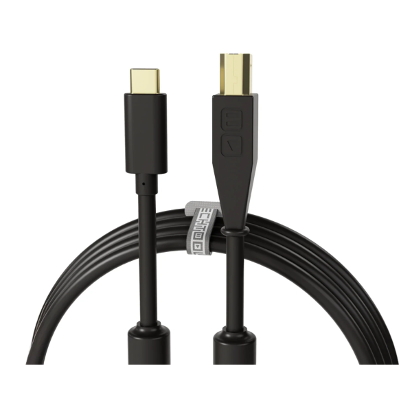 Chroma Cable DJ Techtools USB-C naar USB-B Kabel 1.5m (Zwart)