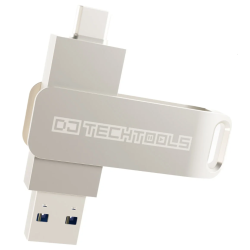 Chroma USB Drive for DJS DJ TechTools 128GB (Chrome)