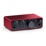 SCARLETT SOLO G4 Focusrite 2-in, 2-out Audio Interface