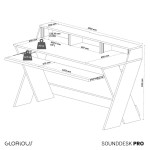 Sound Desk Pro White Glorious Studio Workstation (Wit)