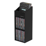 Record Rack 330 Black Glorious Platenrek (Zwart)