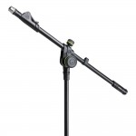 MIC STAND GRAVITY CIRCUL. BASE PLATE, 2 POINT TELESCOPIC BM