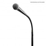 MS23XLRB MICROPHONE STAND WITH XLR GRAVITY