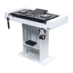 Malibu Portable DJ Booth Headlinder (Wit)