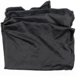 Indio Black Scrim Headliner Stretchdoek voor Indio DJ-Booth (Zwart)