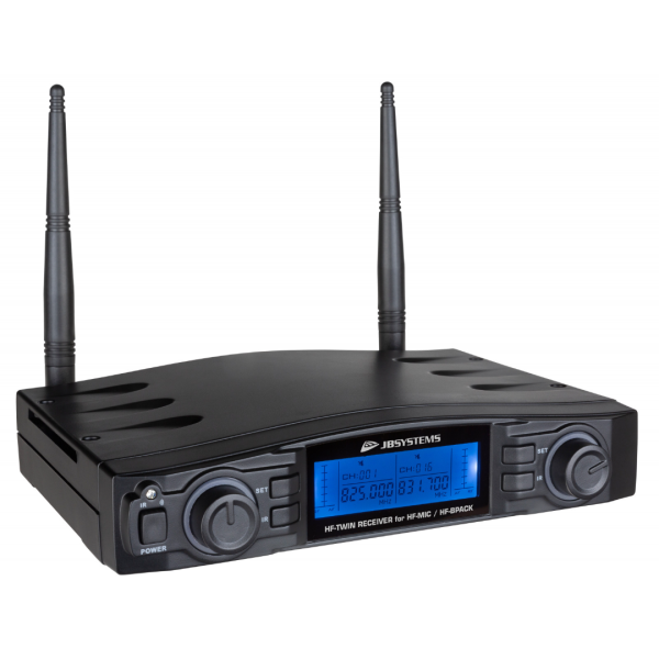 HF-Twin Receiver JB Systems Dual Wireless Draadloze Microphone Receiver