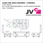 Case voor Akku Beamer & Chroma JV Case