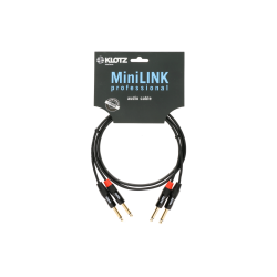 KT-JJ150 Klotz Dubbele Mono Jackkabel (1,5m)
